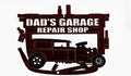 Dads Garage Repair Shop Metal Sign 24x24 18 Gauge Steel Wall Decor