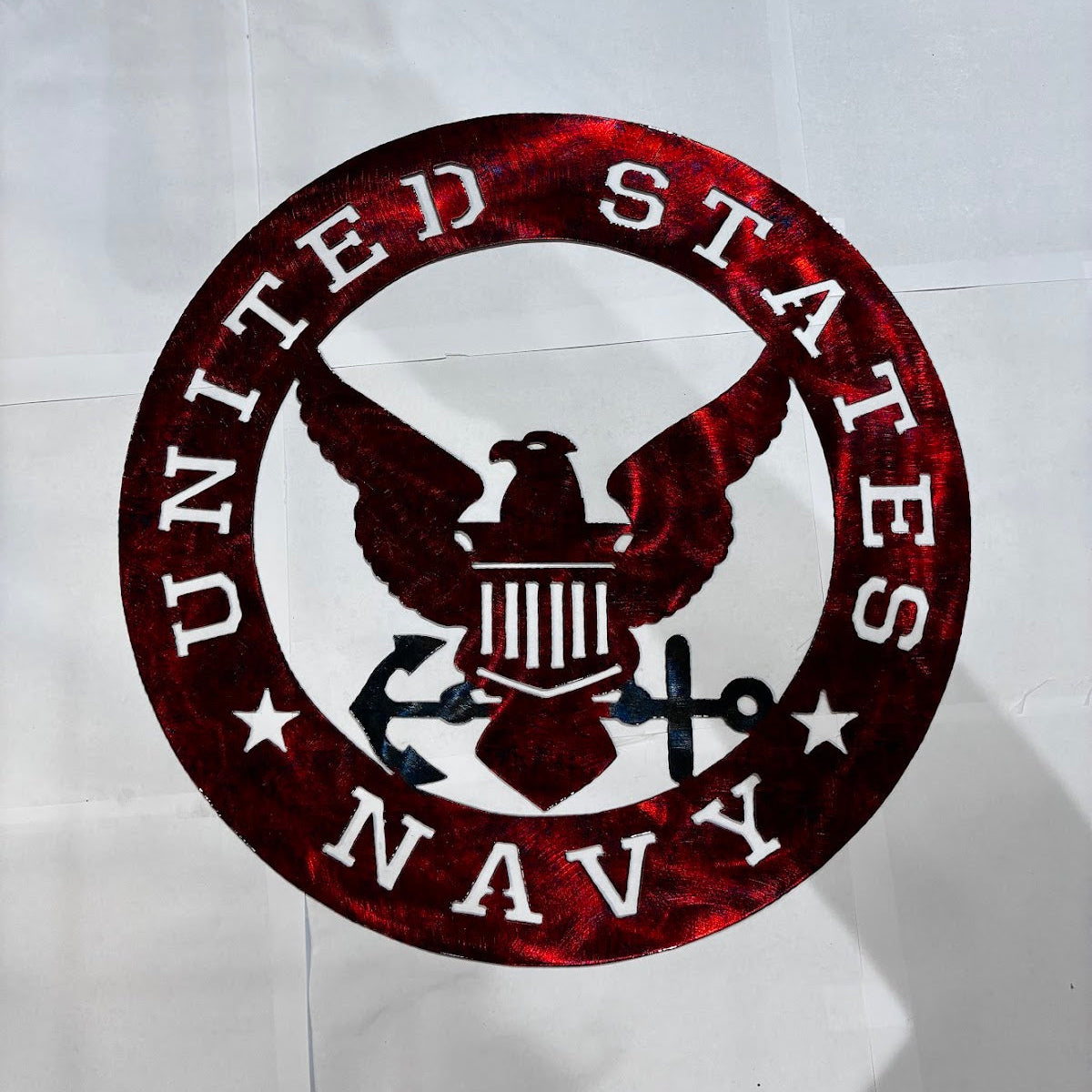 Patriotic Navy Metal Sign 16 18 Gauge Steel Wall Decor