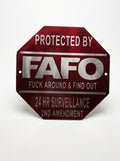 Magnet FAFO Red Metal Magnet 5x5