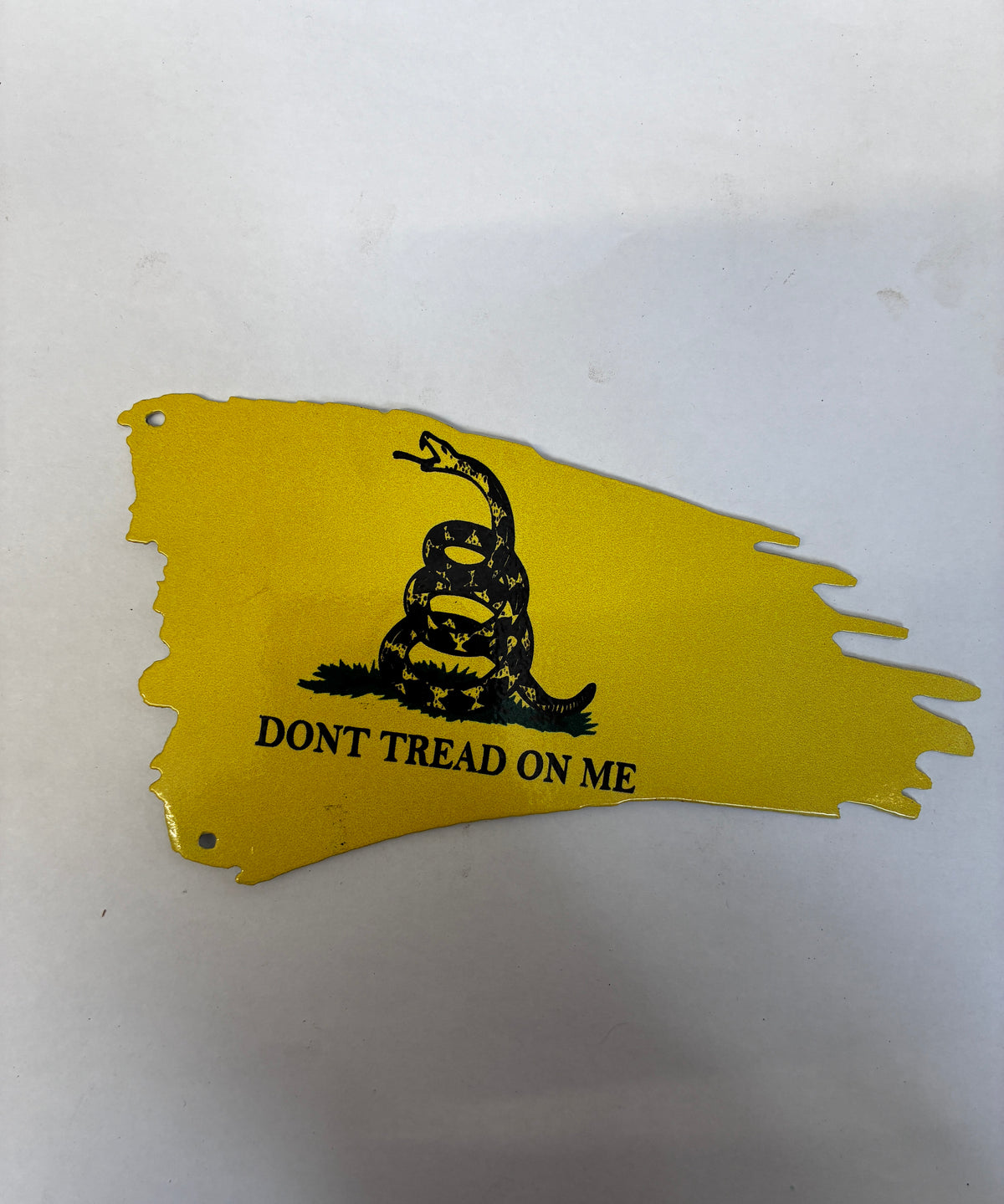 Magnet Don't Tread on Me Flag Yellow Metal Magnet 3x6
