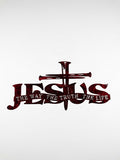 Jesus The Way The Truth The Life Metal Sign 12 x 24 18 Gauge Steel Wall Decor
