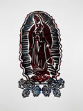 Virgin Mary Copper Metal Sign 24 x 11 18 Gauge Steel Wall Decor