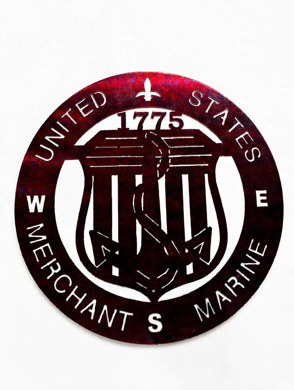 Patriotic 1775 United States Merchant Marines Metal Sign